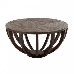 CAFE TABLE GLOBE MANGO WOOD DARK BROWN 90 